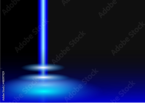 Blauer Laser