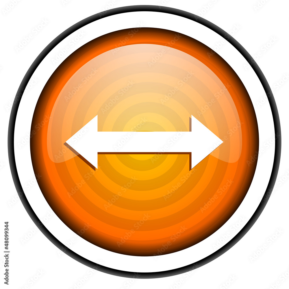 move arrow orange glossy icon isolated on white background move arrow orange glossy icon isolated on white background