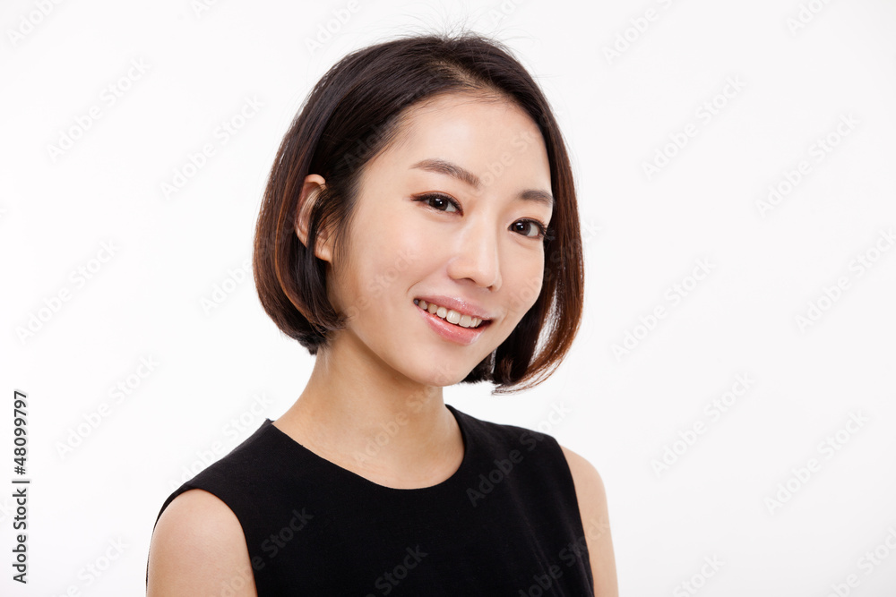 Young Asian pretty business woman close up portrait . Young Asian pretty business woman close up portrait .
