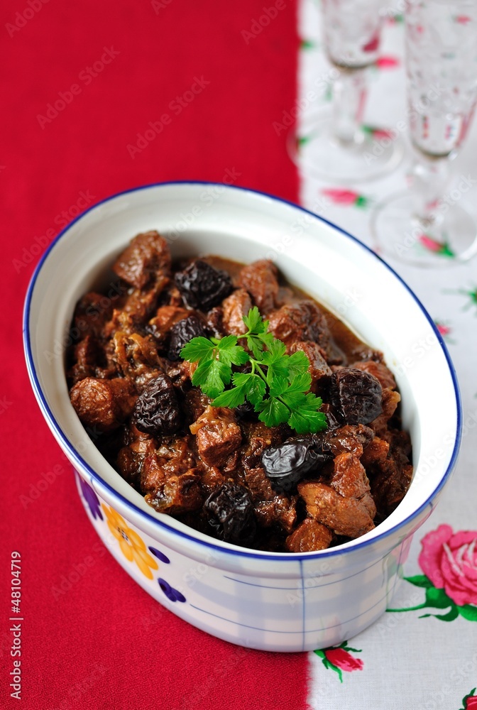 Pork, Prune and Port Ragout