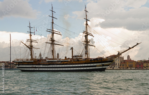 Tall ship.