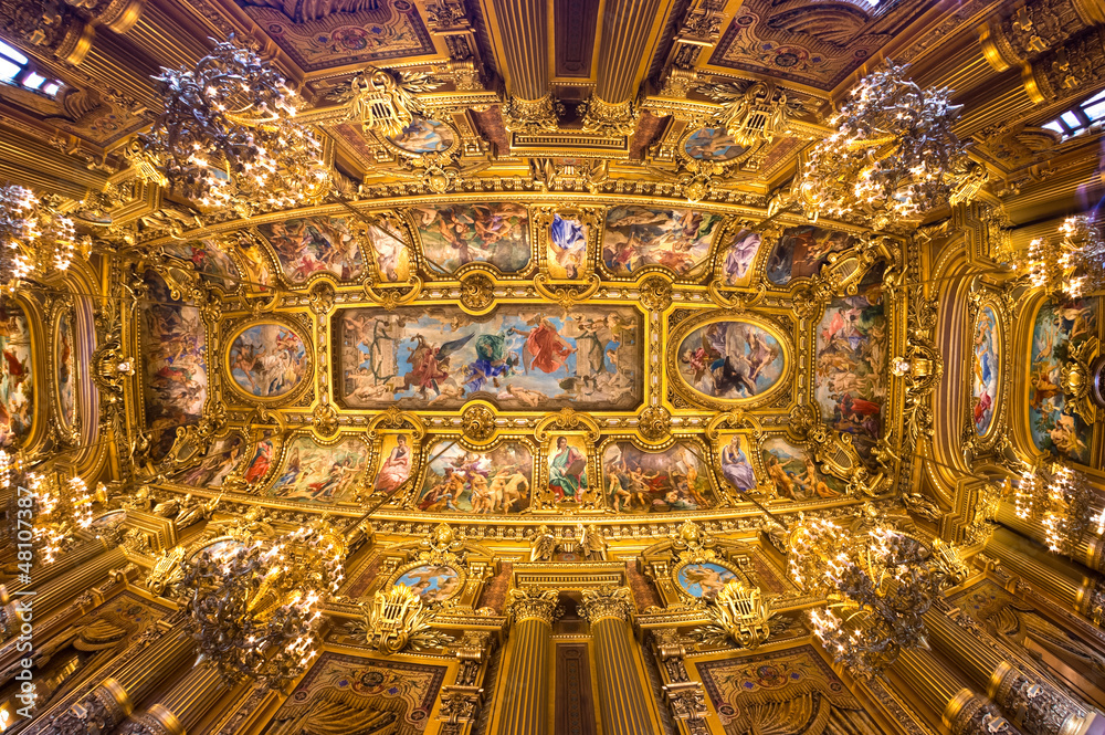 Paris: Opera Garnier's beautiful ceiling