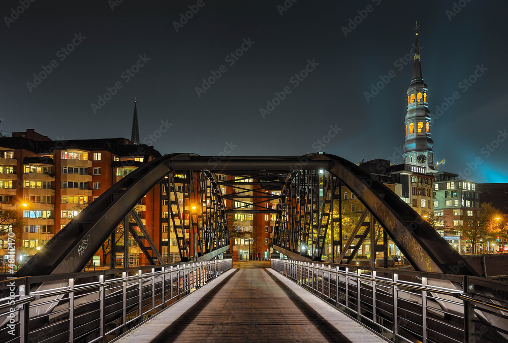 Fototapeta premium Hamburg Speicherstadt