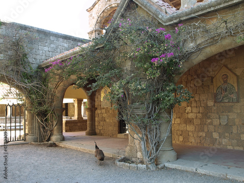 The Monastery of Panagia Filerimos, Rhodes, Greece. photo