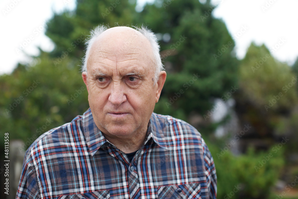 The elderly man The elderly man