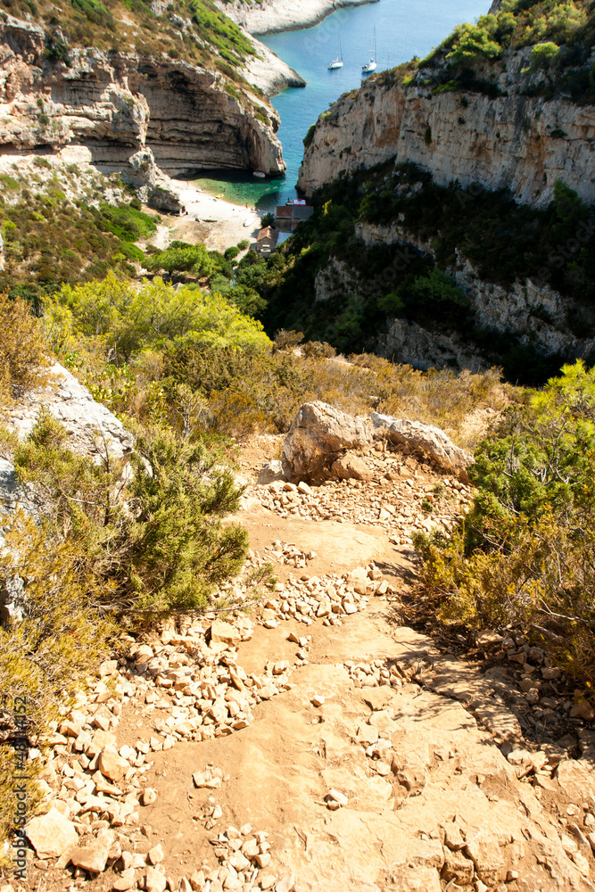 Obraz premium Stiniva bay in vis island