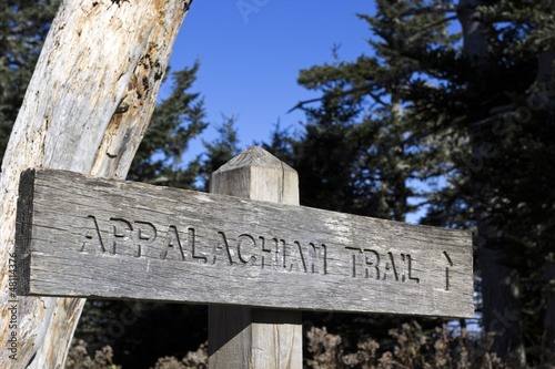 Canvas-taulu Appalachian Trail sign