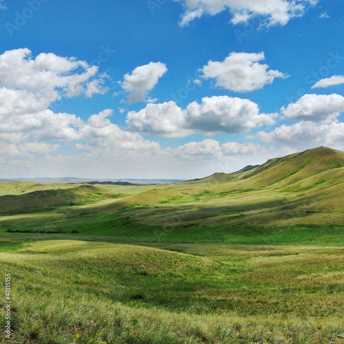 Green hills of Asia