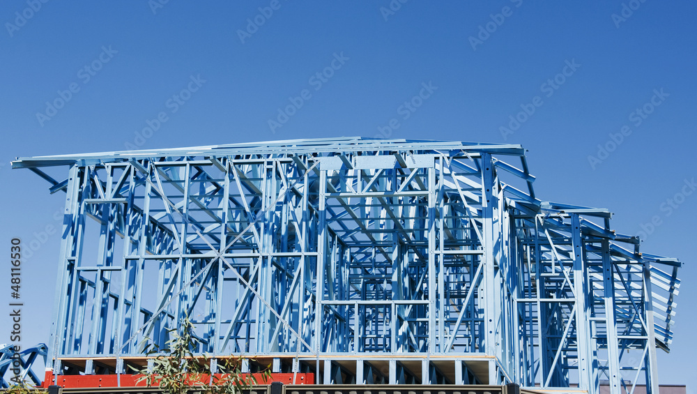 Obraz premium New home construction framing