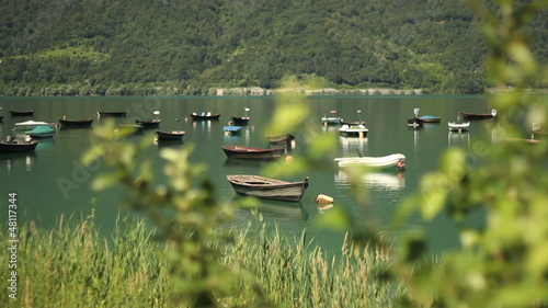 Alpine lake, Italy photo