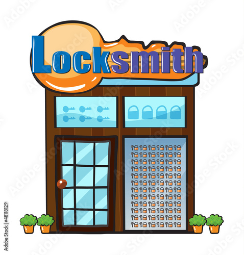 A locksmith shop