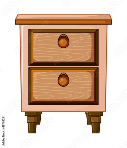 A table with drawer