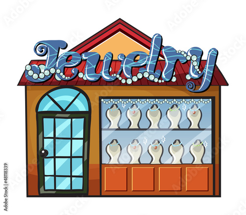 A jewelry shop