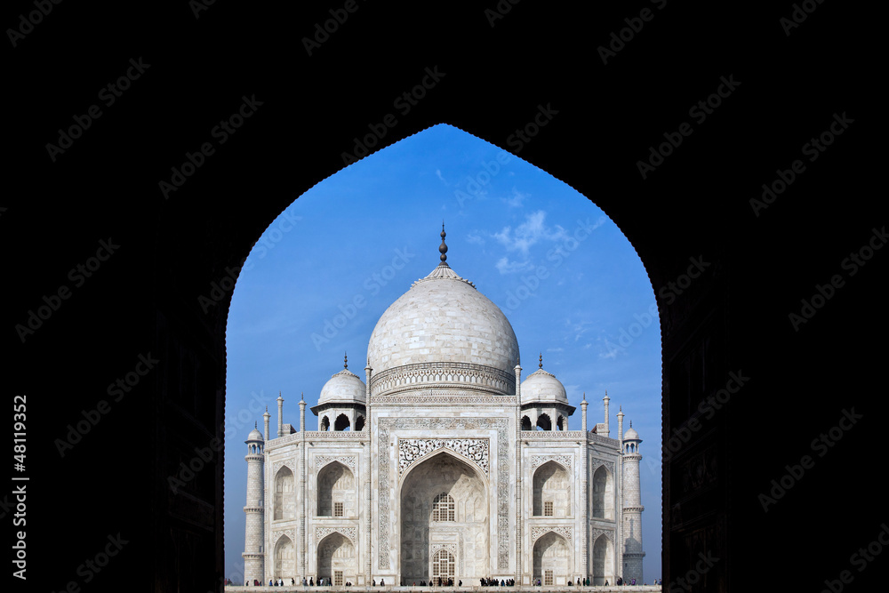 Taj Mahal In Frame
