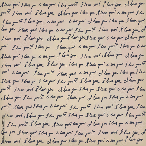 I love you