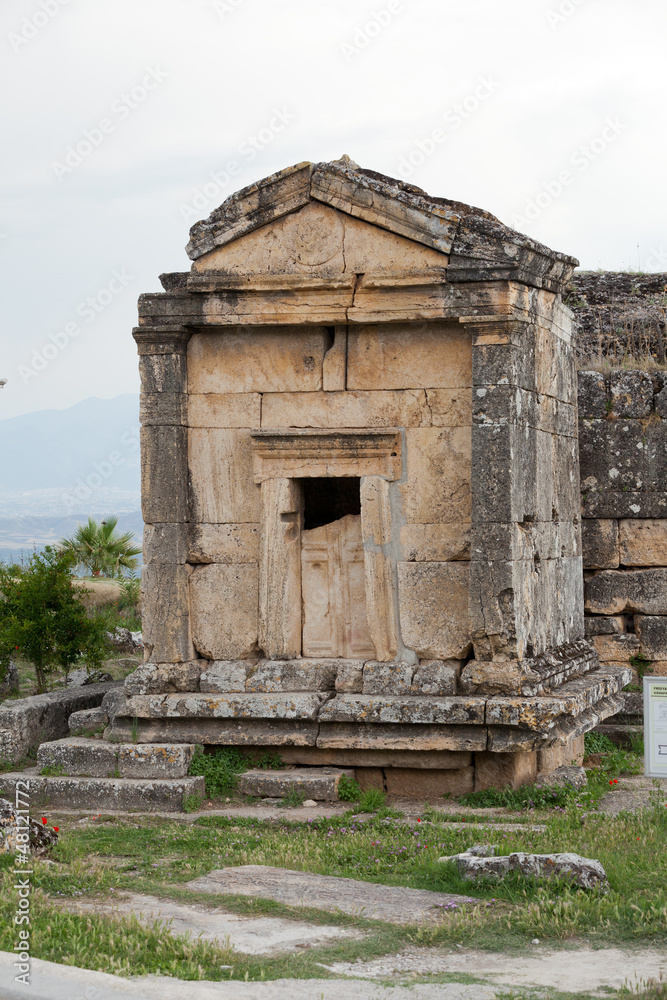 ruins of the ancient city of Hierapolis