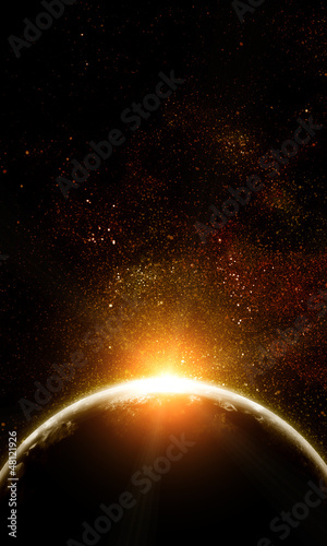 realistic illustration of planets #48121926