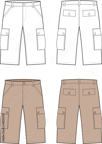 Vector illustration of sport shorts