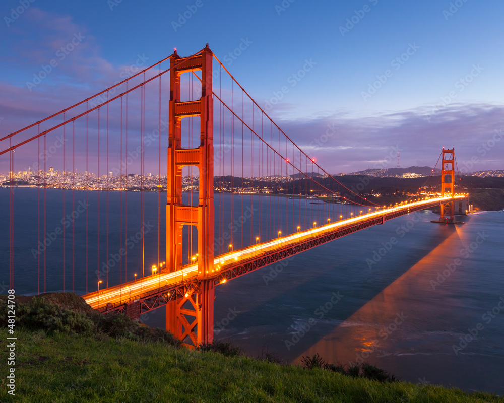 Golden Gate Bridge at Sunset Golden Gate Bridge at Sunset