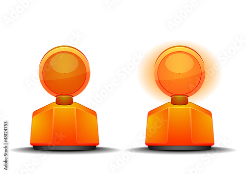 road construction safety light