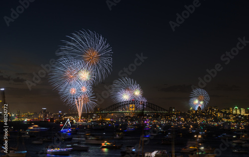 Fireworks Sydney new year eve 2013