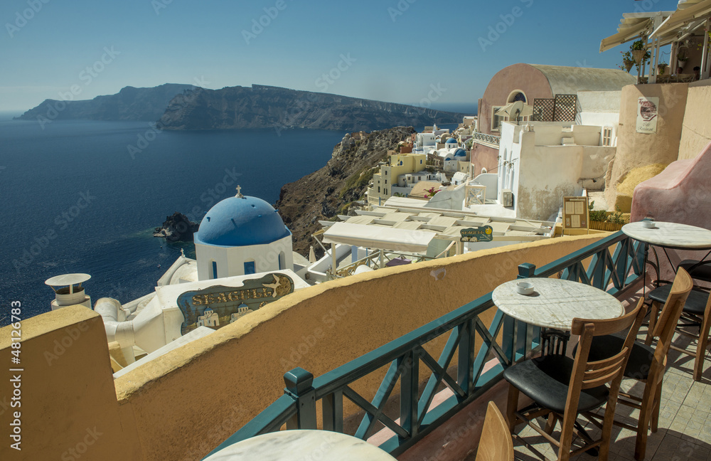 Fototapeta premium Santorini island