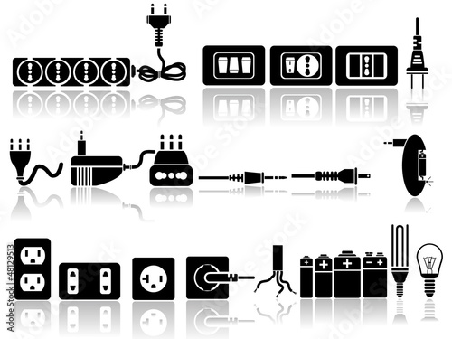 22 ICONS ELECTRICAL OUTLETS AND WALL SOCKET