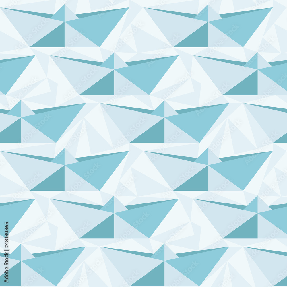 Seamless geometric pattern with origami boats. Seamless geometric pattern with origami boats.