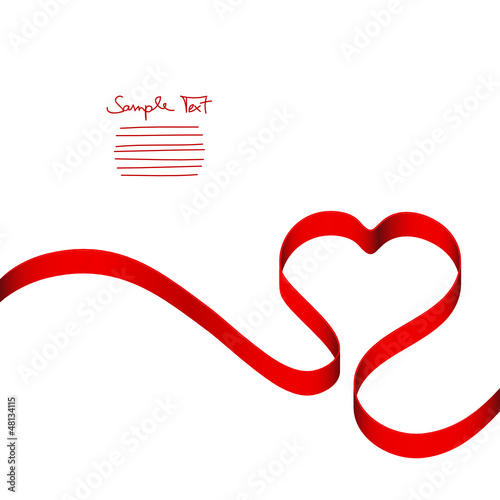 Red Heart Ribbon