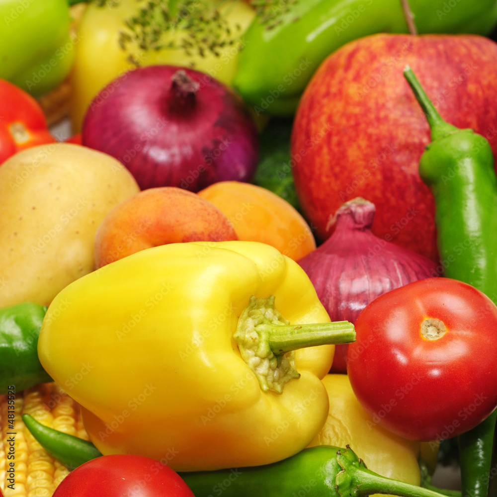vegetables and fruit