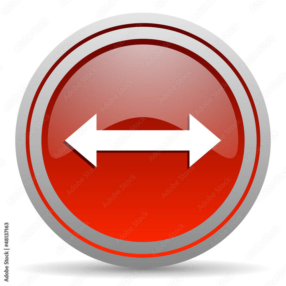 move arrow red glossy icon on white background move arrow red glossy icon on white background