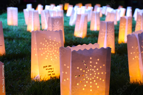 Candles of hope photo