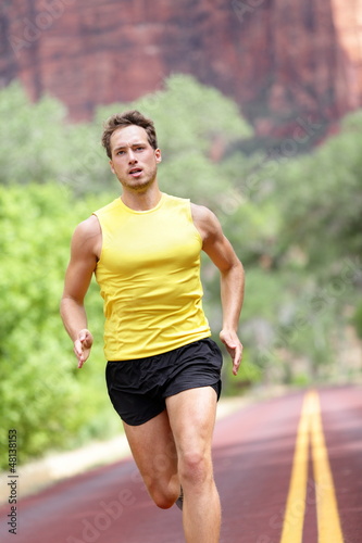 Sport - running fitness man