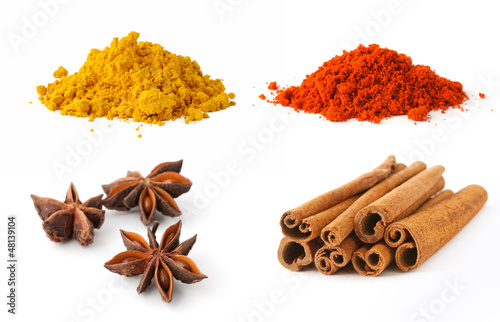 Fototapeta Naklejka Na Ścianę i Meble -  Set of spices 2