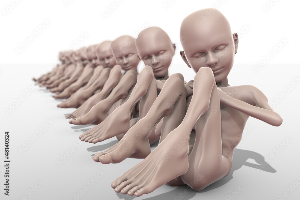 Obraz premium People - The effect of genetic experiments