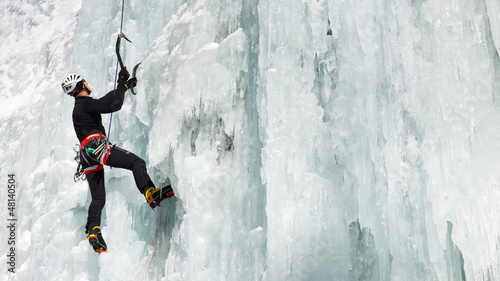 Ice Climbing in South Tyrol, Italy photo