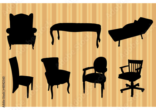 Seats silhouettes