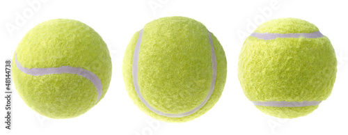 Tennis ball, isolated on white