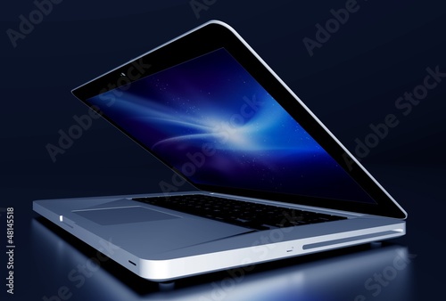 Laptop Computer in Dark