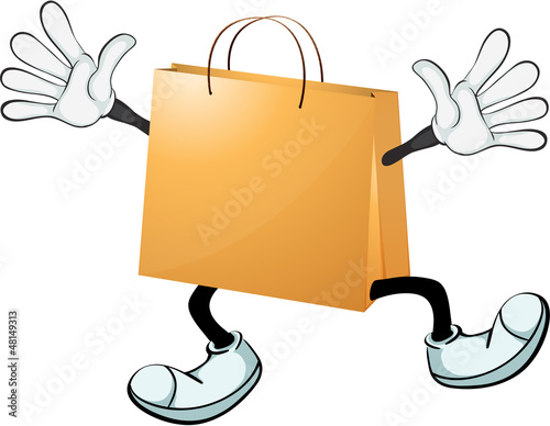 A yellow bag