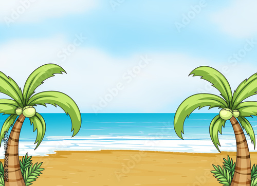 A sea shore