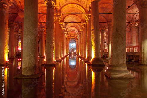 Basilica Cistern, Istanbul, Turkey photo