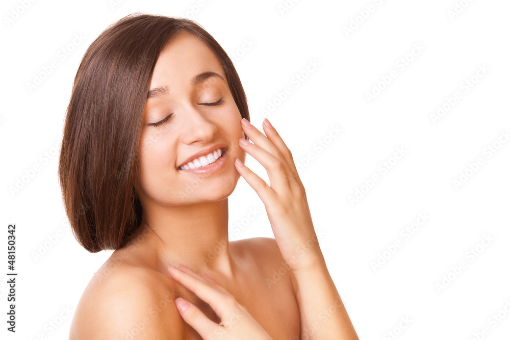 elegance woman with healthy clean skin elegance woman with healthy clean skin