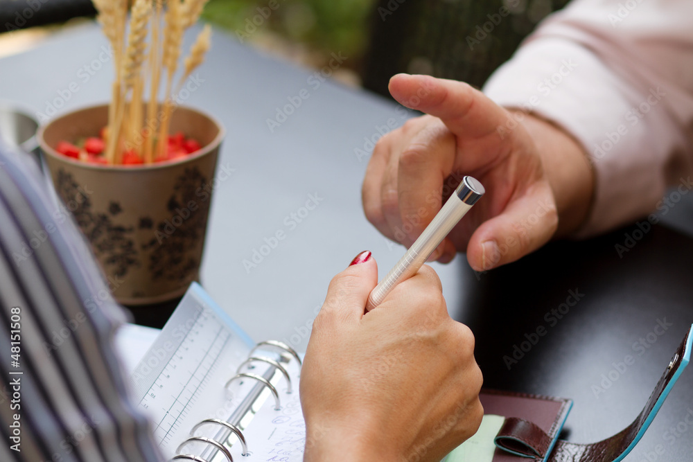 Φωτογραφία Business lunch background