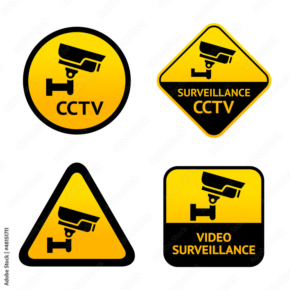 Video surveillance, set labels Video surveillance, set labels