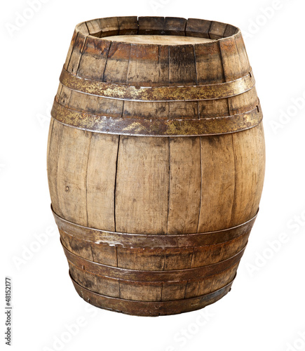 Canvas-taulu wood barrel
