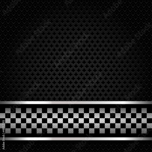 Structured metallic perforated