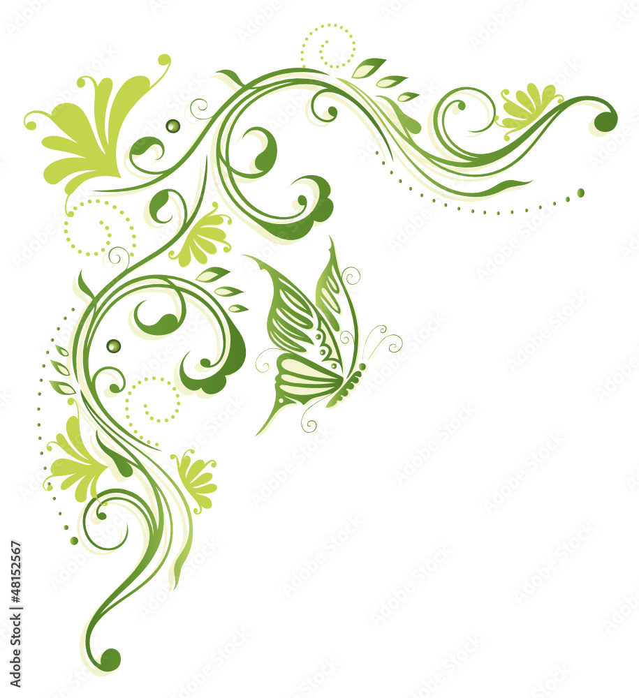 Frühling, frame, Blätter, Laub, Ranke, Grüntöne Frühling, frame, Blätter, Laub, Ranke, Grüntöne