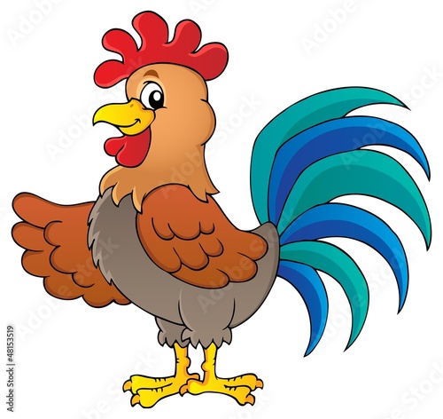 Image with rooster theme 1