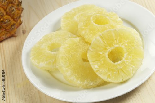 Candied pineapple rings